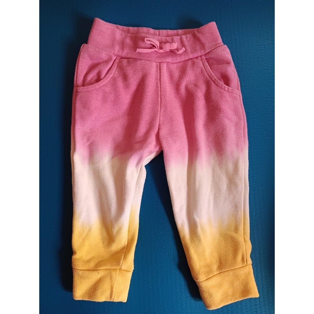 pants 18 Months Garanimals girl Sweatpants Casual Pink White Yellow baby